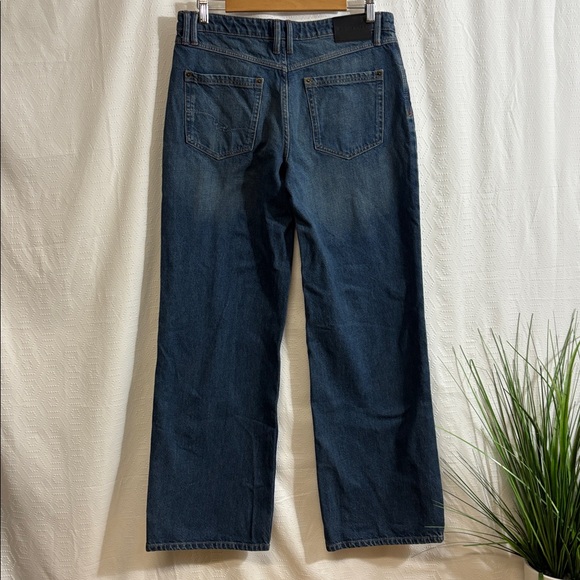 We The Free Tennessee Low-Rise Boyfriend Jeans 29 Cowboy Romance Wide Leg - Picture 2 of 12